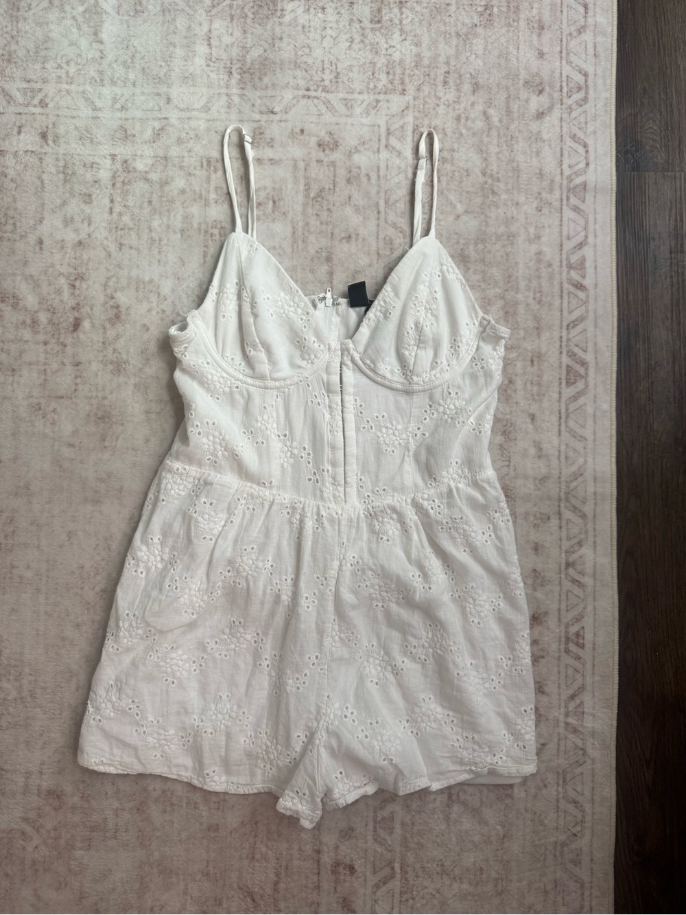 Windsor White Eyelet Camisole Romper
